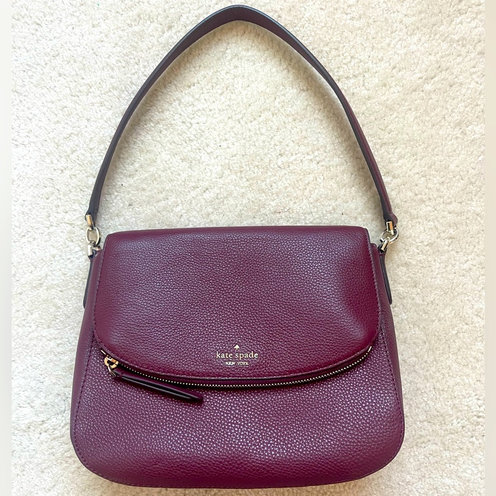 Kate Spade Purse Handbag Purple / Maroon